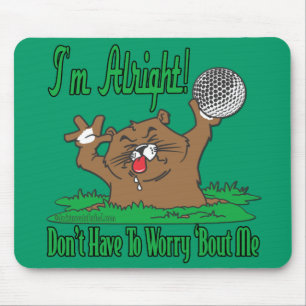 Gopher and the Golfball Mouse Pad