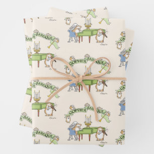GOPHER BAROQUE by Sandra Boynton Wrapping Paper Sheet