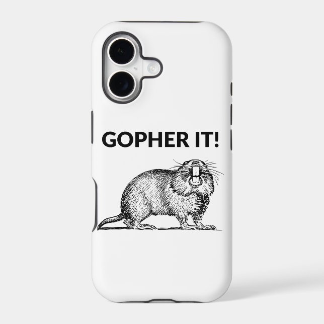 Gopher C'est Drôle Gopher Jeu de Mots (Verso)
