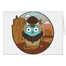 Gopher de Buffalo dans le désert