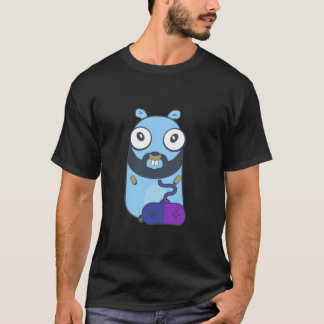 Gopher gamer. Golang T-Shirt