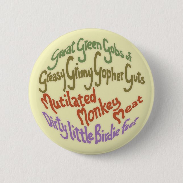 Gopher Guts 2 Inch Round Button (Front)