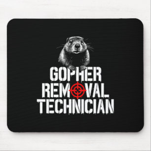 Gopher Hunting Trip Gopher Hunter Supplies Gopher Mouse Pad