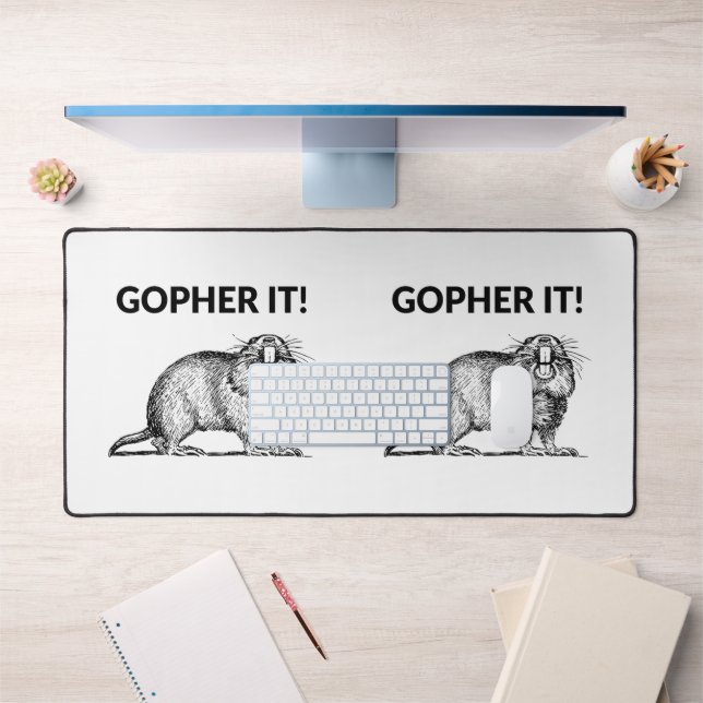 Gopher It Funky Gopher Pun (Bureau 1)