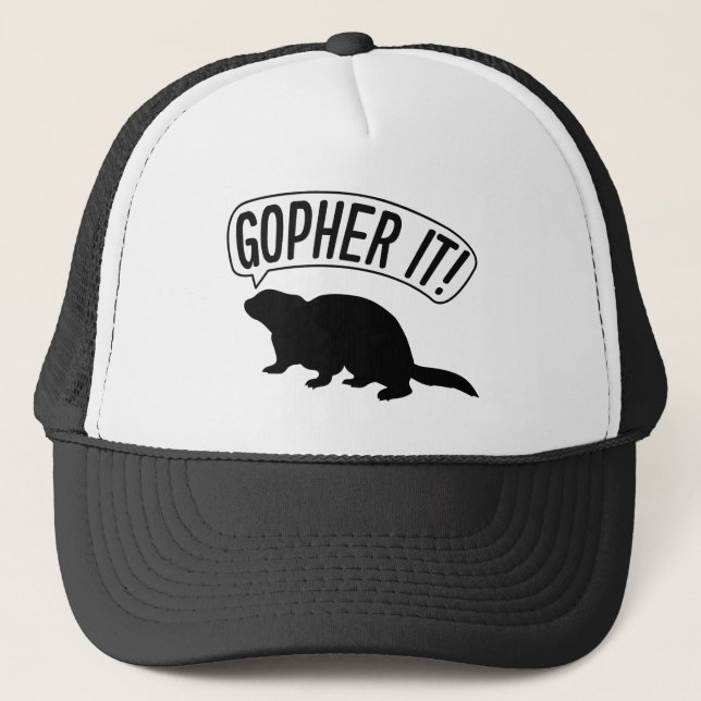 Gopher It Trucker Hat (Front)