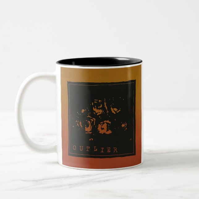 Gopher Tortoise and the impact of Red Tide Two-Tone Coffee Mug (Left)
