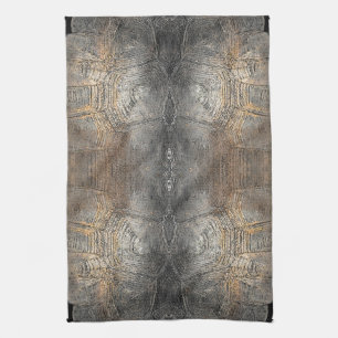 Gopher Tortoise Shell Pattern Kitchen Towel