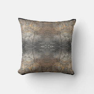 Gopher Tortoise Shell Pattern Throw Pillow
