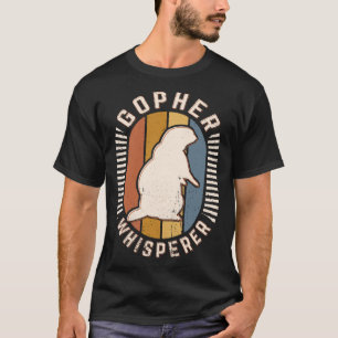 Gopher Whisperer Vintage Classic Retro Animal Love T-Shirt