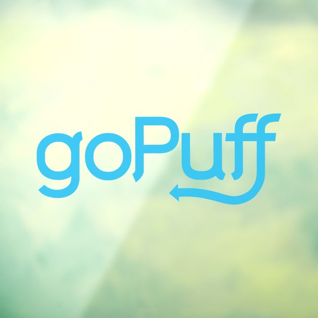 Gopuff Delivery Driver Car Window Decal (Sheet 3)
