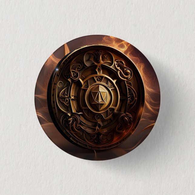 Gorby Token: 1 Bardo Buck 1 Inch Round Button (Front)