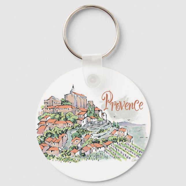 Gordes Provence key chain (Front)