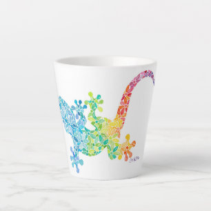 Gordie le Gecko Latte Mug