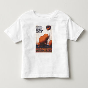 Gordon Bennett Hot-Air Balloon Race Poster Toddler T-shirt