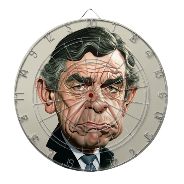 Gordon Brown Dartboard (Front)