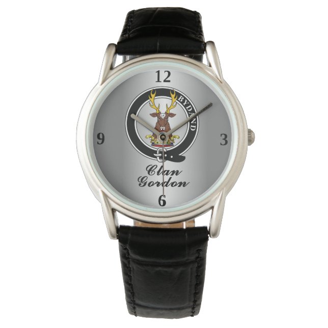 Gordon Clan Badge Personalized Watch (Front)