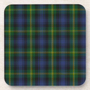 Gordon Clan Family Tartan Coaster