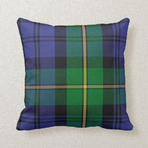 Gordon Clan Tartan Pillow