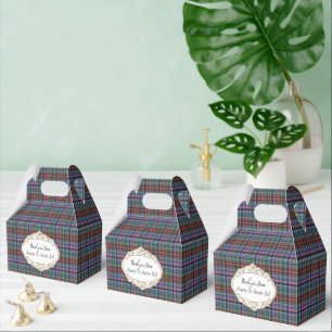 Gordon Dress Ancient Scottish Tartan Favor Box