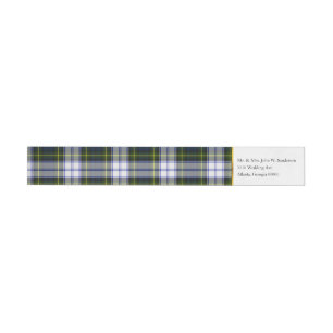 Gordon Dress Plaid Wrap Address Labels