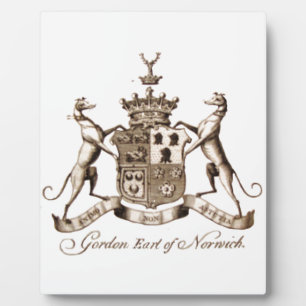 GORDON FAMILY CREST PLAQUE