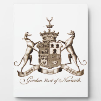 GORDON FAMILY CREST PLAQUE