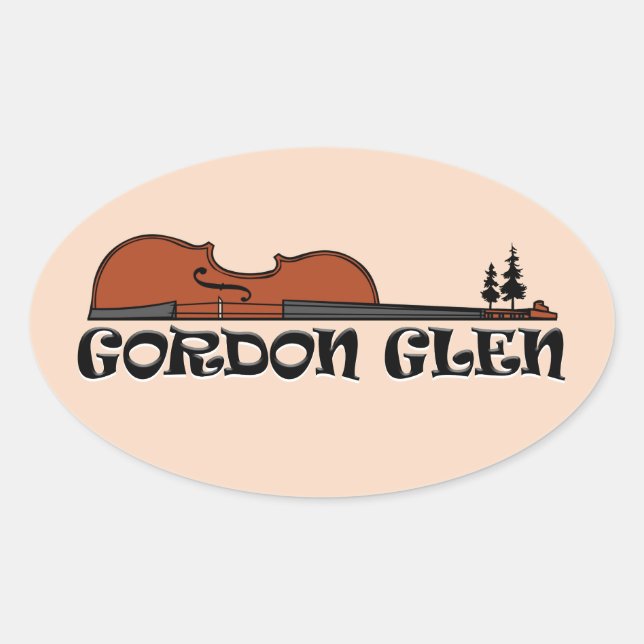 Gordon Glen Sticker (Front)
