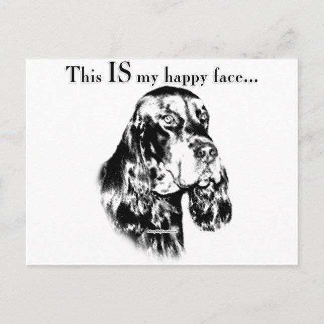 Gordon Happy Face Postcard (Front)