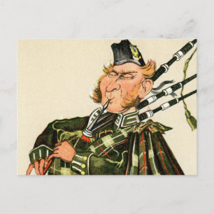 Gordon Highlanders - Piper Postcard