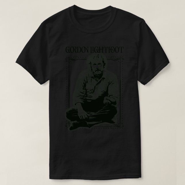Gordon Lightfoot Retro Style Fan Design 2 T-Shirt (Design Front)
