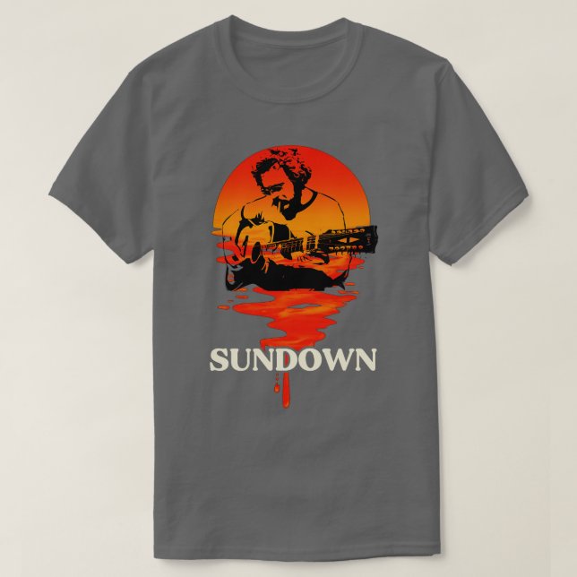 Gordon Lightfoot Sundown T-Shirt (Design Front)