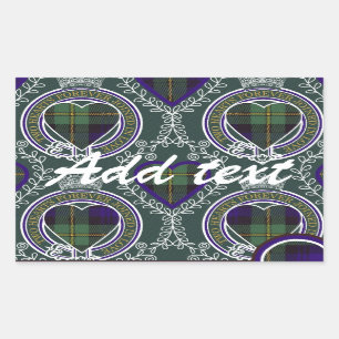 Gordon Scottish tartan Sticker