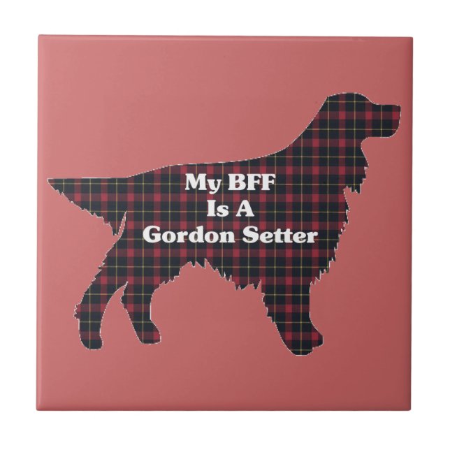 Gordon Setter BFF Tile (Front)