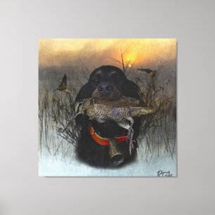 Gordon Setter  Canvas Print