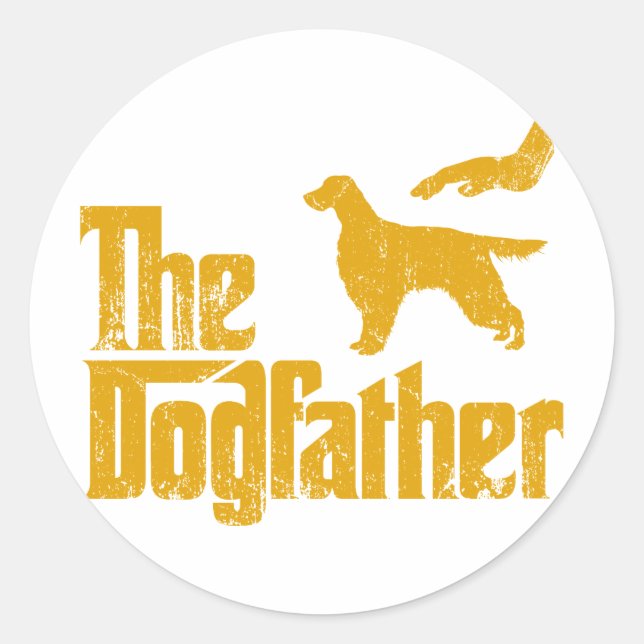 Gordon Setter Classic Round Sticker (Front)