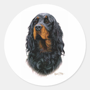 Gordon Setter Classic Round Sticker