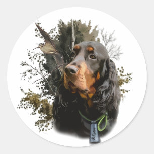Gordon Setter Classic Round Sticker