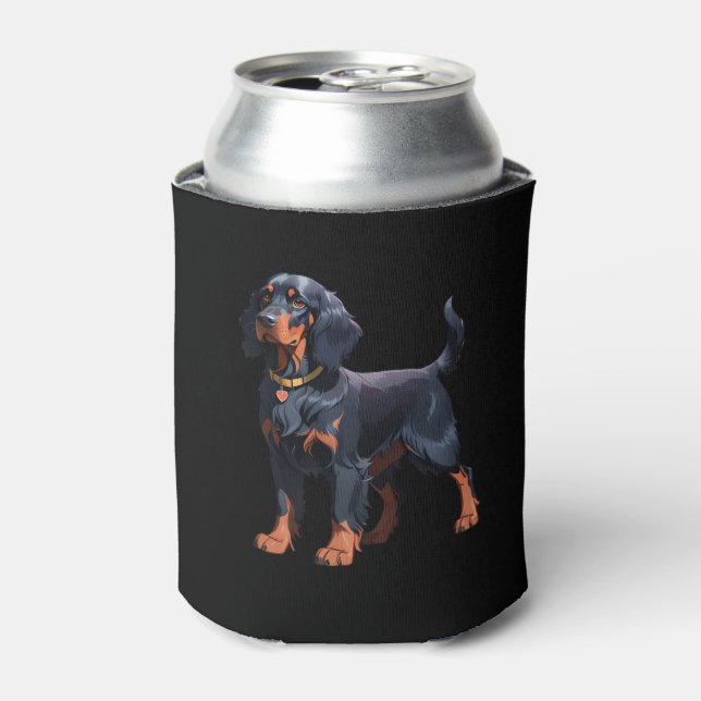 Gordon Setter Classic T-Shirt Can Cooler (Can Front)