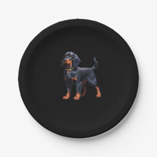 Gordon Setter Classic T-Shirt Paper Plate