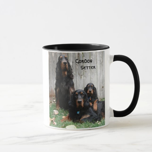 Gordon Setter Generations Ceramic Mug (Right)