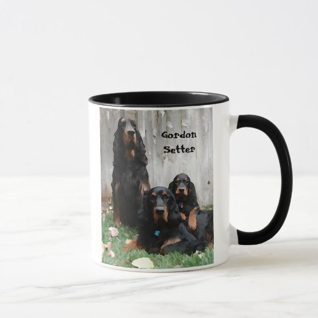 Gordon Setter Generations Peinture Mug en céramiqu (Droite)