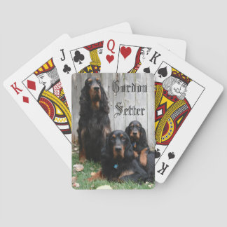 Gordon Setter Generations Playing Cards