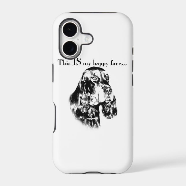 Gordon Setter Happy Face (Back)