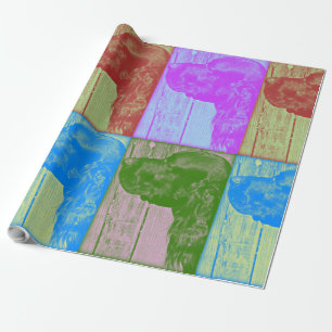 Gordon Setter Head Wrapping Paper
