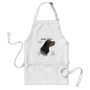 Gordon Setter History Design Standard Apron