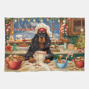 Gordon Setter Holiday Baking: Festive Christmas Kitchen Towel