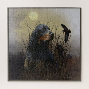 Gordon Setter , Hunting companion  Jigsaw Puzzle