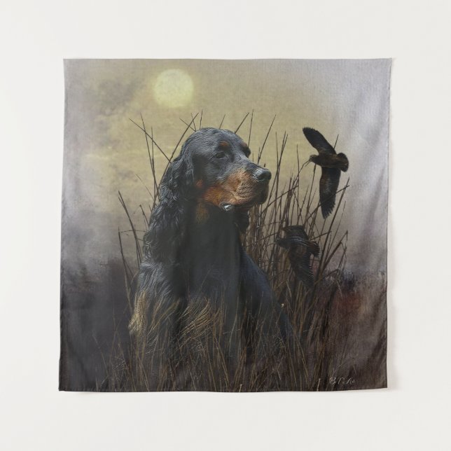 Gordon Setter , Hunting companion  Tapestry (Front)