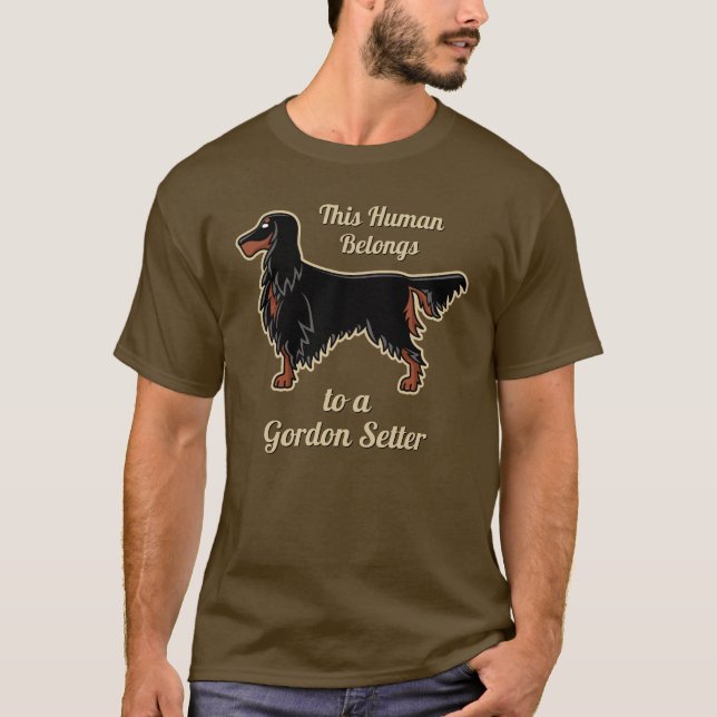 Gordon Setter Icon T-Shirt (Front)