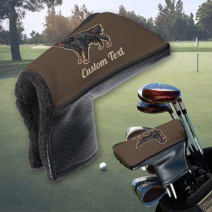 Gordon Setter Illustration Golf Head Cover